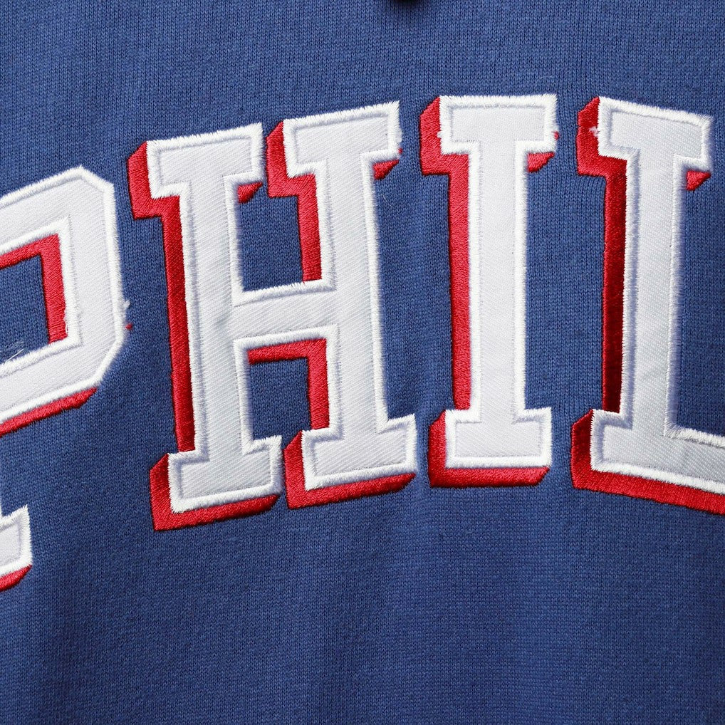 NBA Philadelphia 76ers Big & Tall Double Contrast Pullover Hoodie