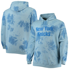 NBA New York Knicks Big & Tall Wordmark Cloud Dye Pullover Hoodie