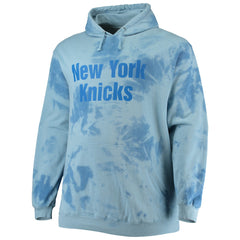 NBA New York Knicks Big & Tall Wordmark Cloud Dye Pullover Hoodie