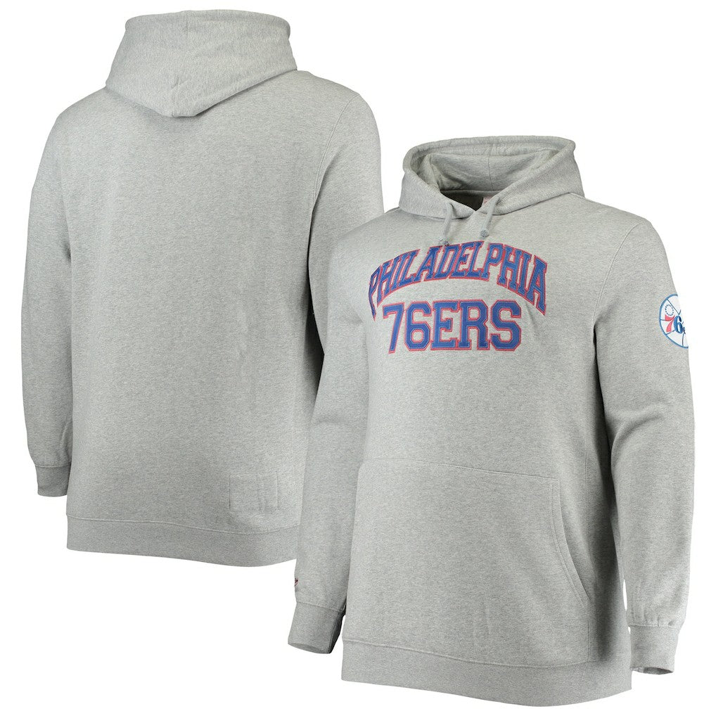 NBA Philadelphia 76ers Hardwood Classics Big & Tall Throwback Pullover Hoodie