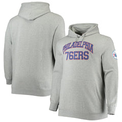 NBA Philadelphia 76ers Hardwood Classics Big & Tall Throwback Pullover Hoodie