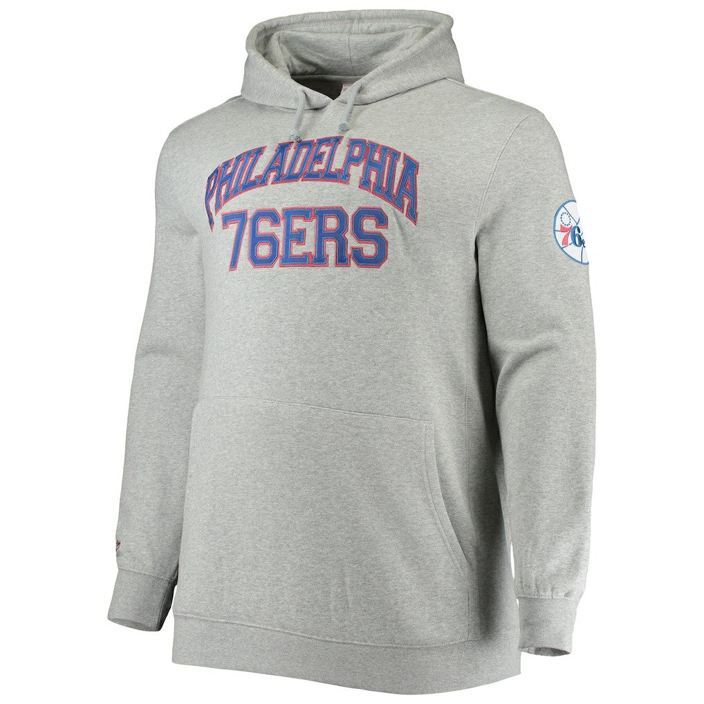 NBA Philadelphia 76ers Hardwood Classics Big & Tall Throwback Pullover Hoodie