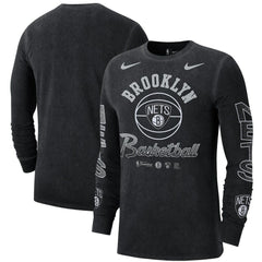 NBA Brooklyn Nets Courtside Retro Elevated Long Sleeve T-Shirt