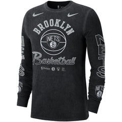 NBA Brooklyn Nets Courtside Retro Elevated Long Sleeve T-Shirt
