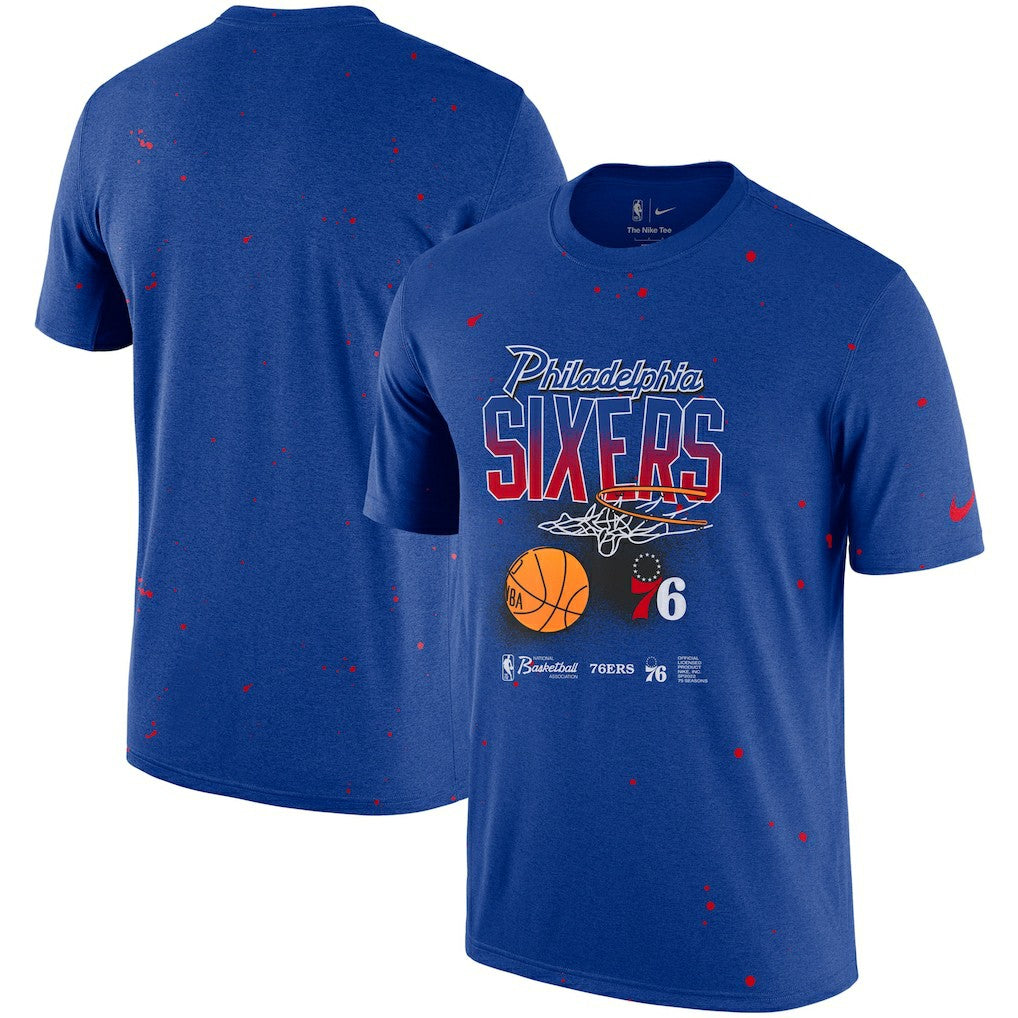 NBA Philadelphia 76ers Courtside Splatter T-Shirt