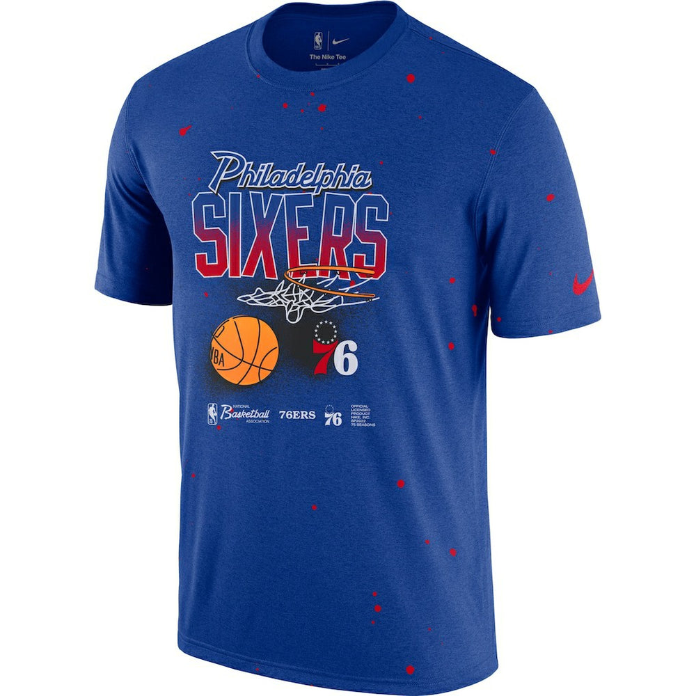 NBA Philadelphia 76ers Courtside Splatter T-Shirt