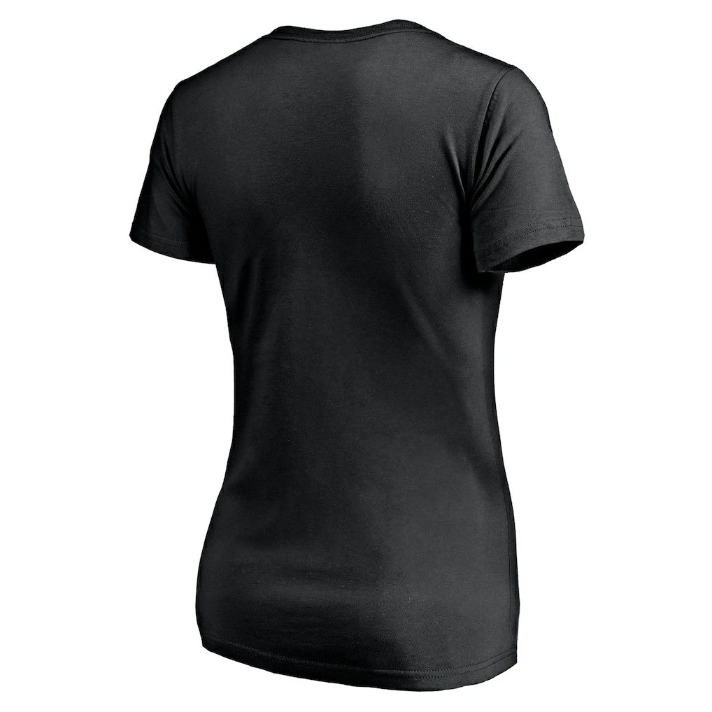 Alvin Kamara  Women's Checkdown V-Neck T-Shirt - New Orleans Saints
