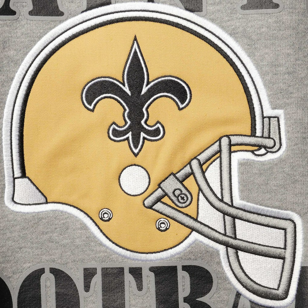 Starter Locker Room Throwback End Zone Pullover Sweatshirt - New Orleans Saints