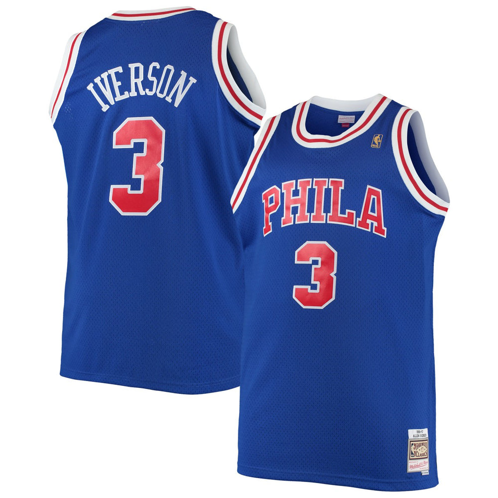 NBA Allen Iverson Philadelphia 76ers 1996/97 Big & Tall Hardwood Classics Swingman Jersey