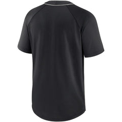 MLB Chicago White Sox Nike City Plate Performance Henley Raglan T-Shirt