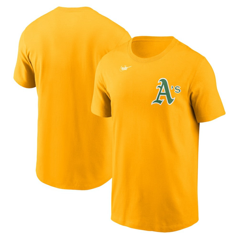 MLB Athletics Nike Cooperstown Collection Wordmark T-Shirt