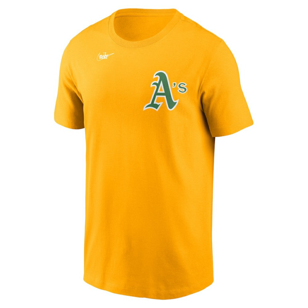 MLB Athletics Nike Cooperstown Collection Wordmark T-Shirt
