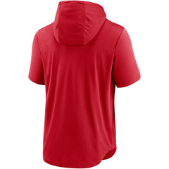 MLB Washington Nationals Nike Lockup Performance Short Sleeve Lightweight Hooded Top