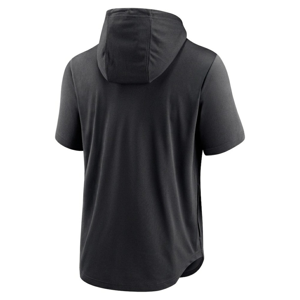 MLB Colorado Rockies Nike Lockup Performance Short Sleeve Lightweight Hooded Top