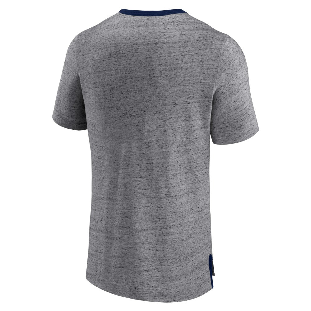 MLB Minnesota Twins Fanatics Iconic Team Element Speckled Ringer T-Shirt