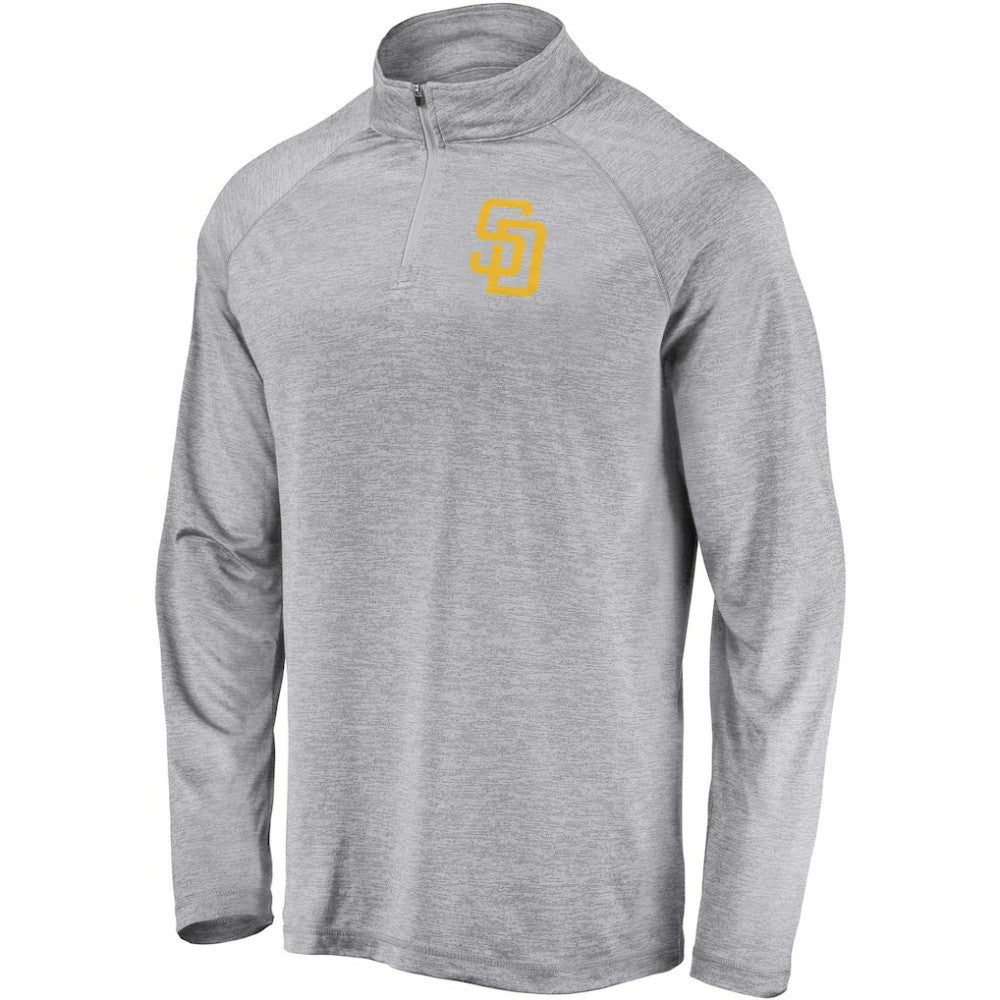 MLB San Diego Padres Fanatics Primary Logo Quarter-Zip Raglan Jacket