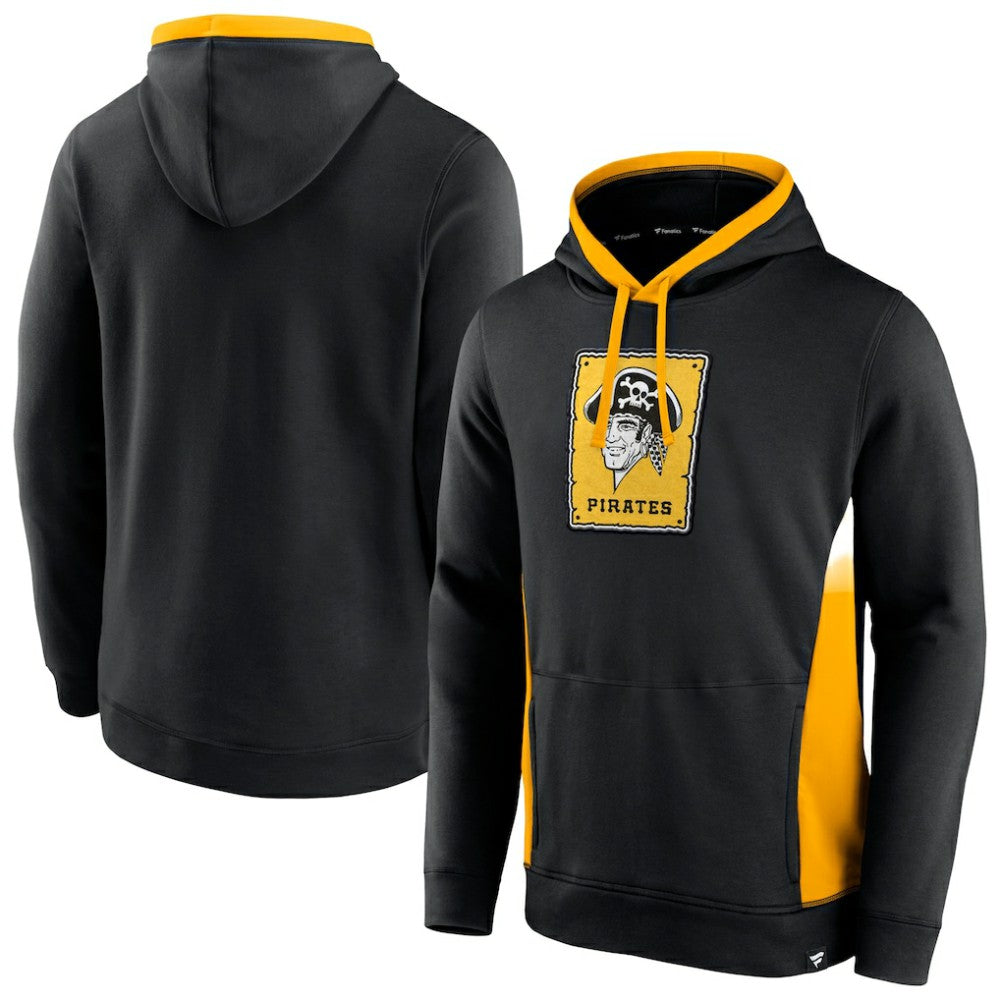 MLB Pittsburgh Pirates Fanatics True Classics Fanarama Pullover Hoodie