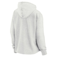 NHL Ash Chicago Blackhawks Fanatics Women's True Classics Legacy Quarter-Zip Hoodie