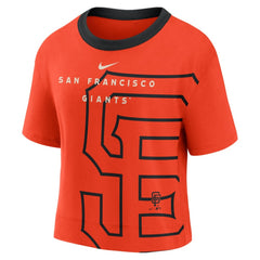 MLB San Francisco Giants Nike Women's Team First High Hip Boxy T-Shirt