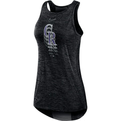 MLB Colorado Rockies Nike Women's Logo Fade High Neck Performance Tank Top