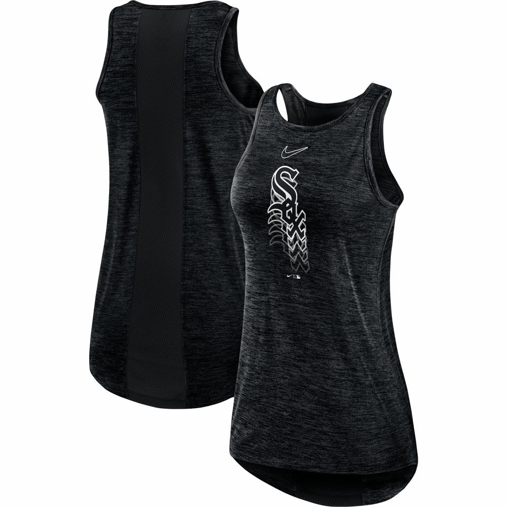 MLB Chicago White Sox Nike Women's Logo Fade High Neck Performance Tank Top