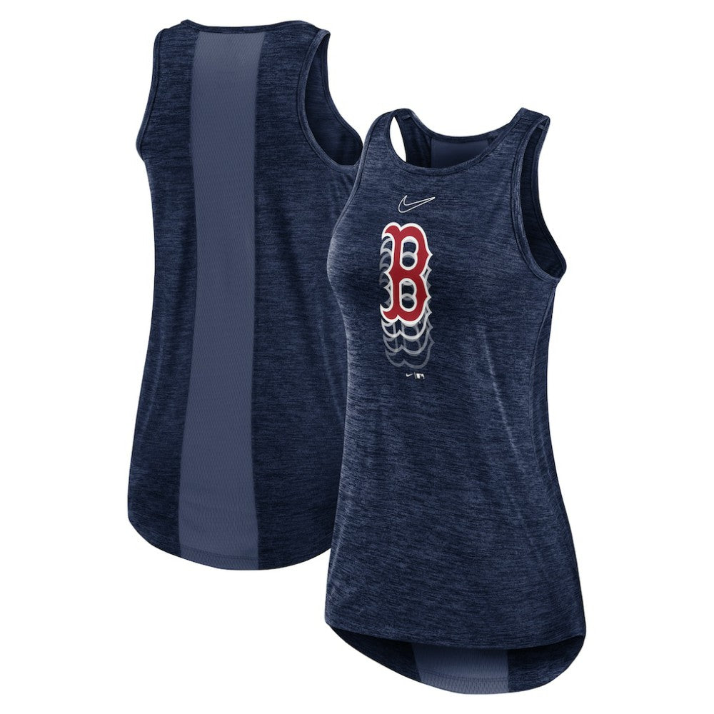 MLB Boston Red Sox Nike Women's Logo Fade High Neck Performance Tank Top