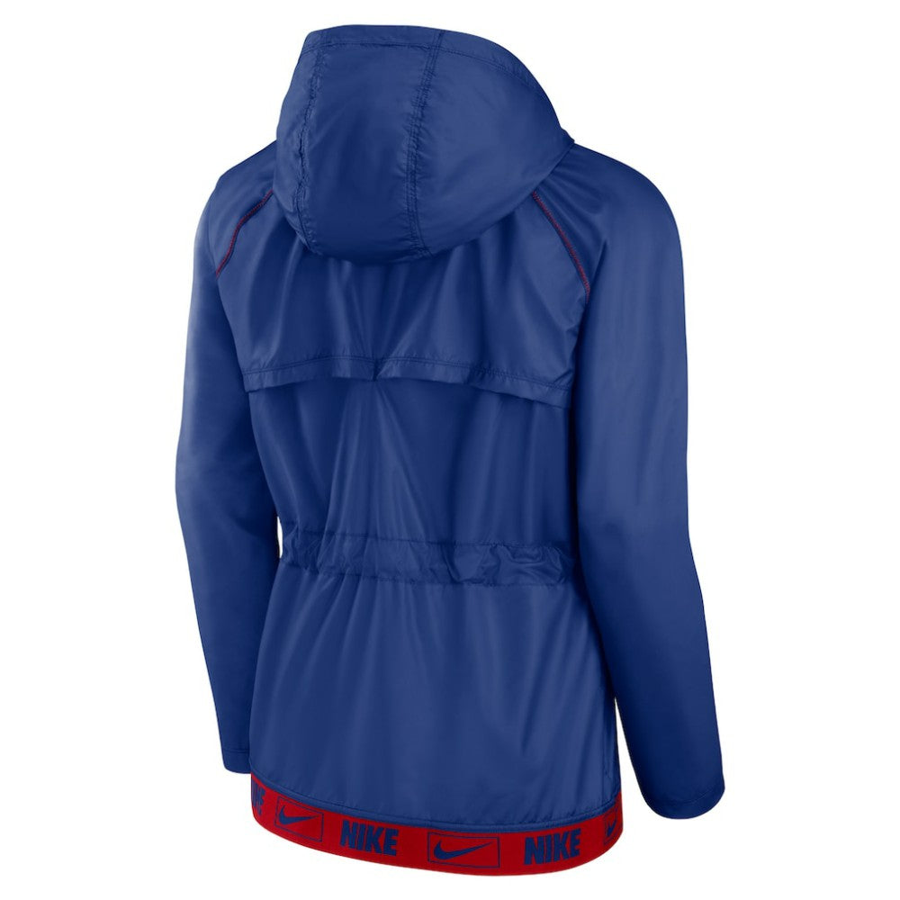 MLB Chicago Cubs Nike Women's Statement Raglan Full-Zip Hoodie Jacket