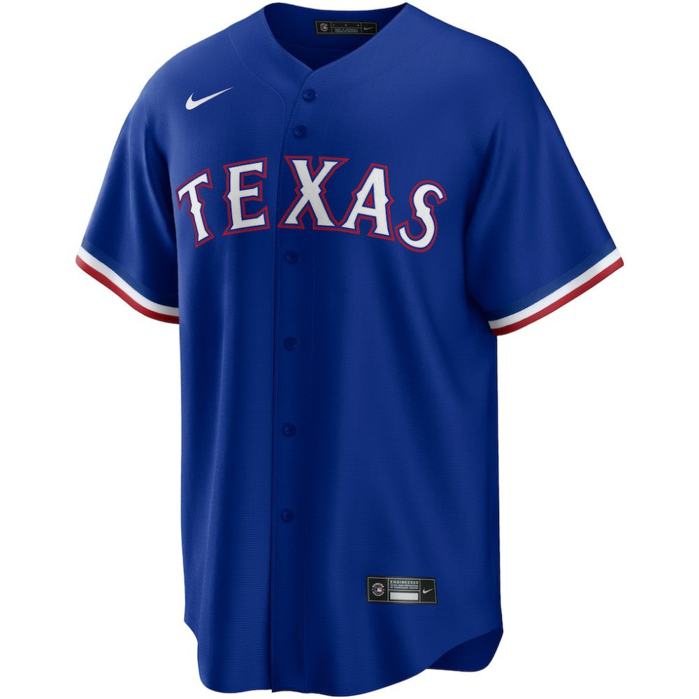 MLB Texas Rangers Nike Alternate Replica Team Logo Jersey