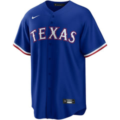 MLB Texas Rangers Nike Alternate Replica Team Logo Jersey
