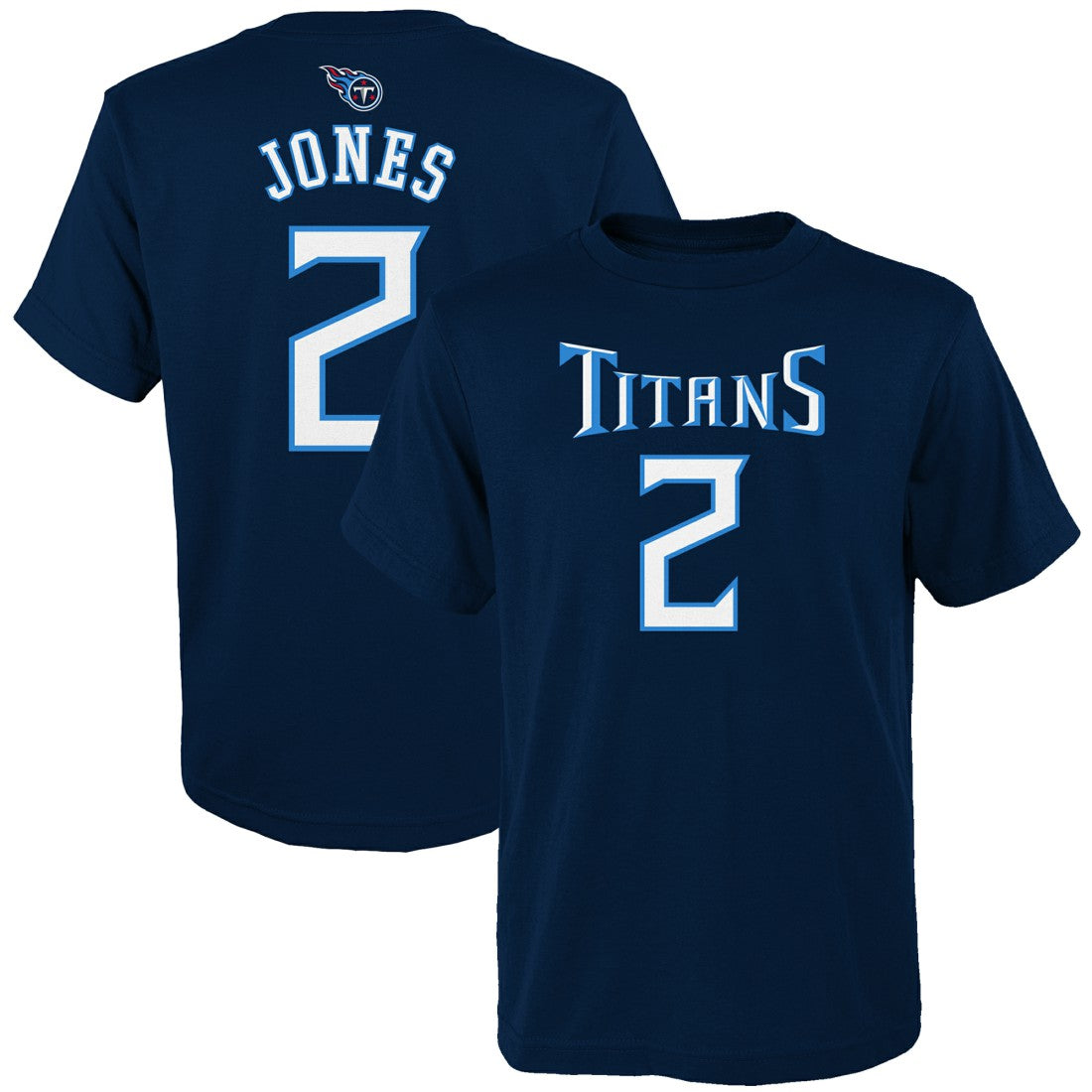 Julio Jones  Youth Mainliner Player Name & Number T-Shirt - Tennessee Titans