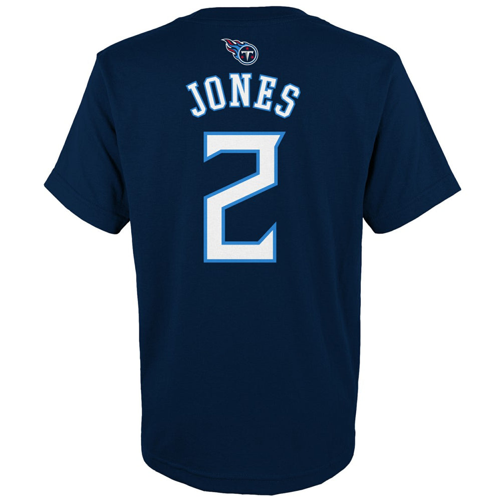 Julio Jones  Youth Mainliner Player Name & Number T-Shirt - Tennessee Titans