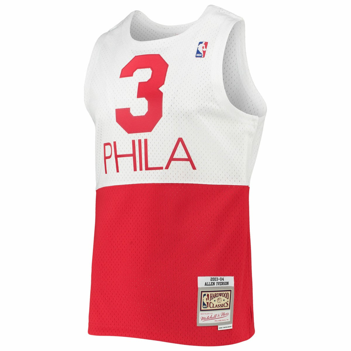 NBA Allen Iverson Philadelphia 76ers 2003/2004 Hardwood Classics Swingman Jersey