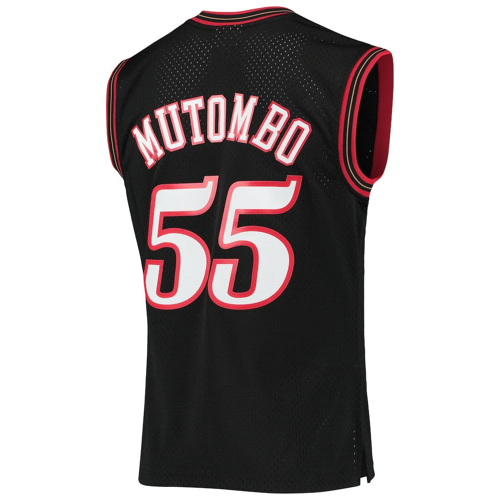 NBA Dikembe Mutombo Philadelphia 76ers Hardwood Classics Swingman Jersey