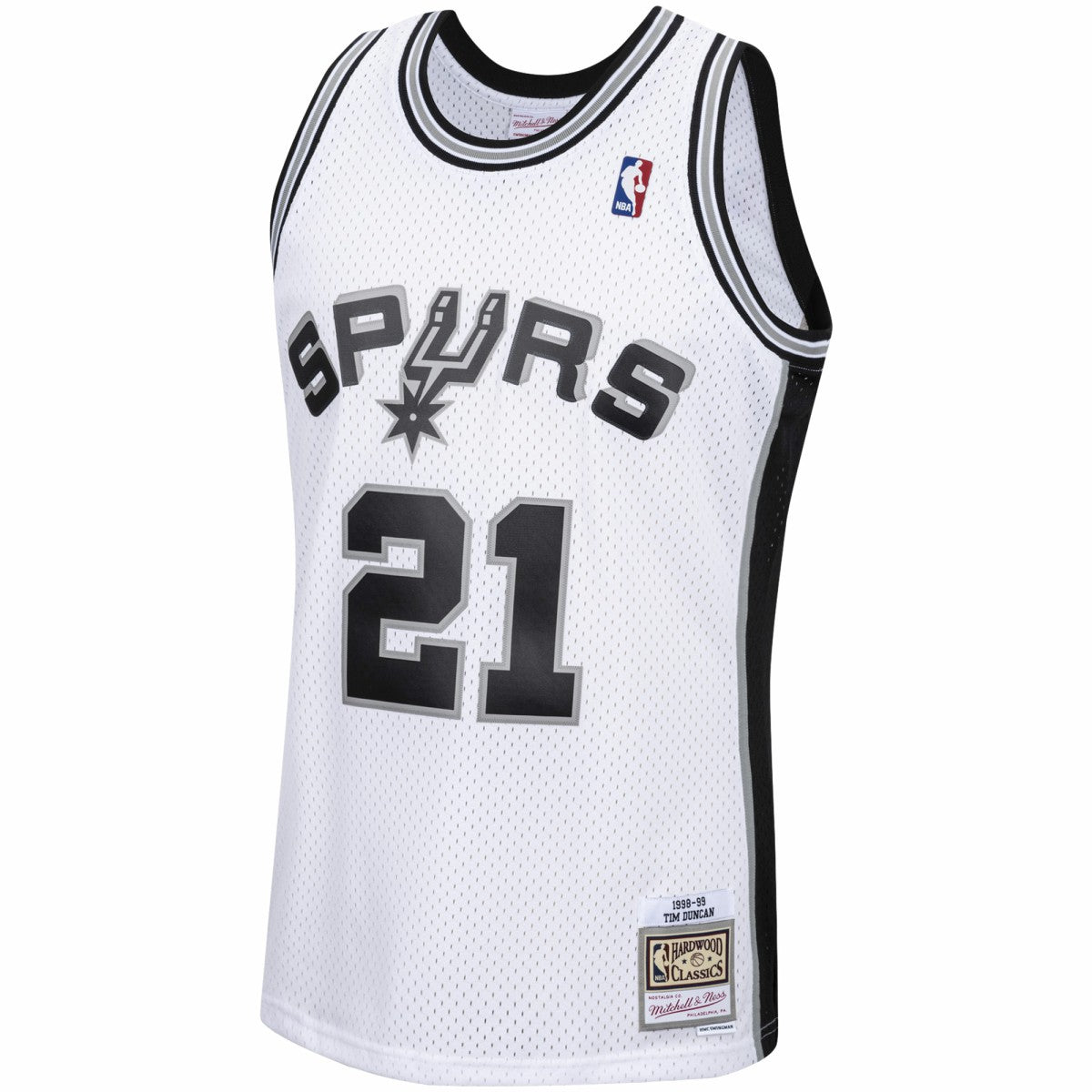 NBA Tim Duncan San Antonio Spurs 1998/99 Hardwood Classics Swingman Jersey