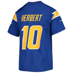 Justin Herbert  Youth Game Jersey - Los Angeles Chargers