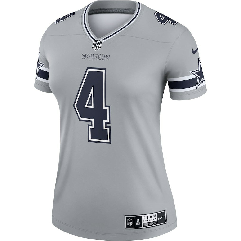 Dak Prescott  Women's Legend Player Performance Top - Dallas Cowboys