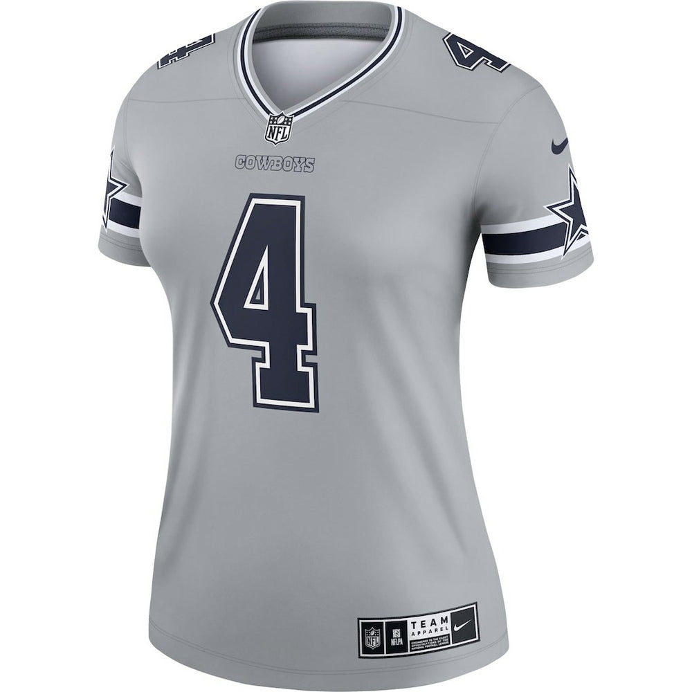 Dak Prescott  Women's Legend Player Performance Top - Dallas Cowboys