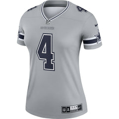 Dak Prescott  Women's Legend Player Performance Top - Dallas Cowboys