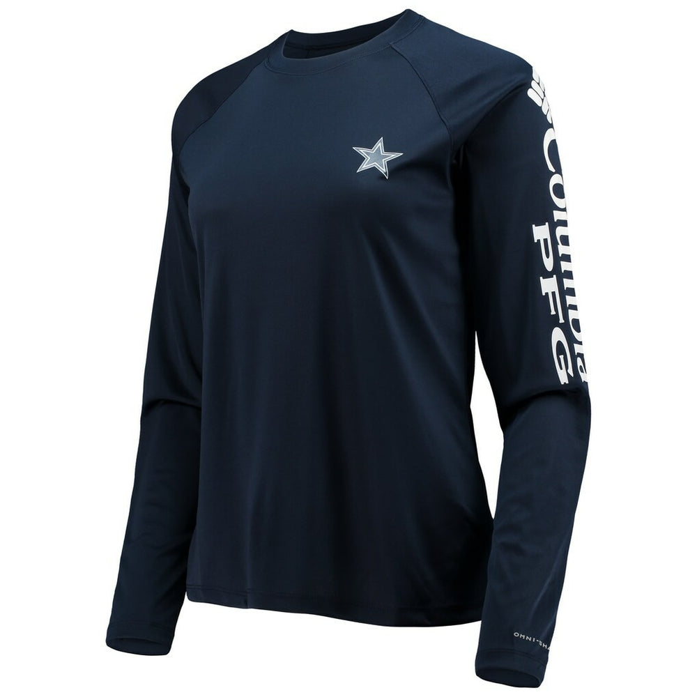 Women's Tidal Omni-Shade Raglan Long Sleeve T-Shirt - Dallas Cowboys
