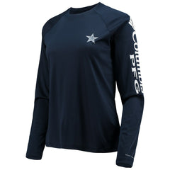 Women's Tidal Omni-Shade Raglan Long Sleeve T-Shirt - Dallas Cowboys