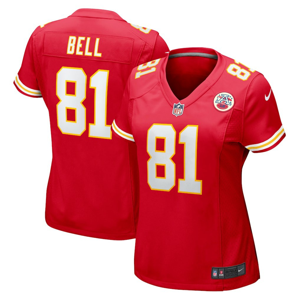 Blake Bell  Women's Game Player Jersey - Kansas City Chiefs