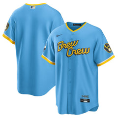 MLB Milwaukee Brewers Nike City Connect Replica Team Jersey