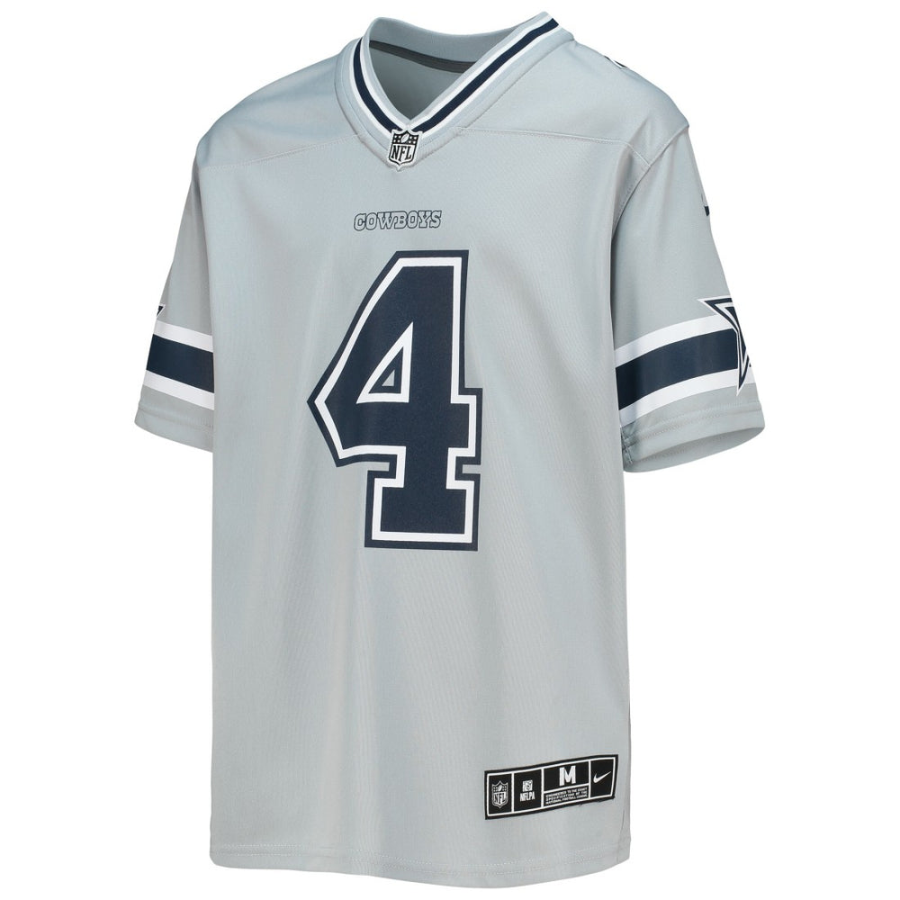 Dak Prescott  Youth Inverted Team Game Jersey - Dallas Cowboys