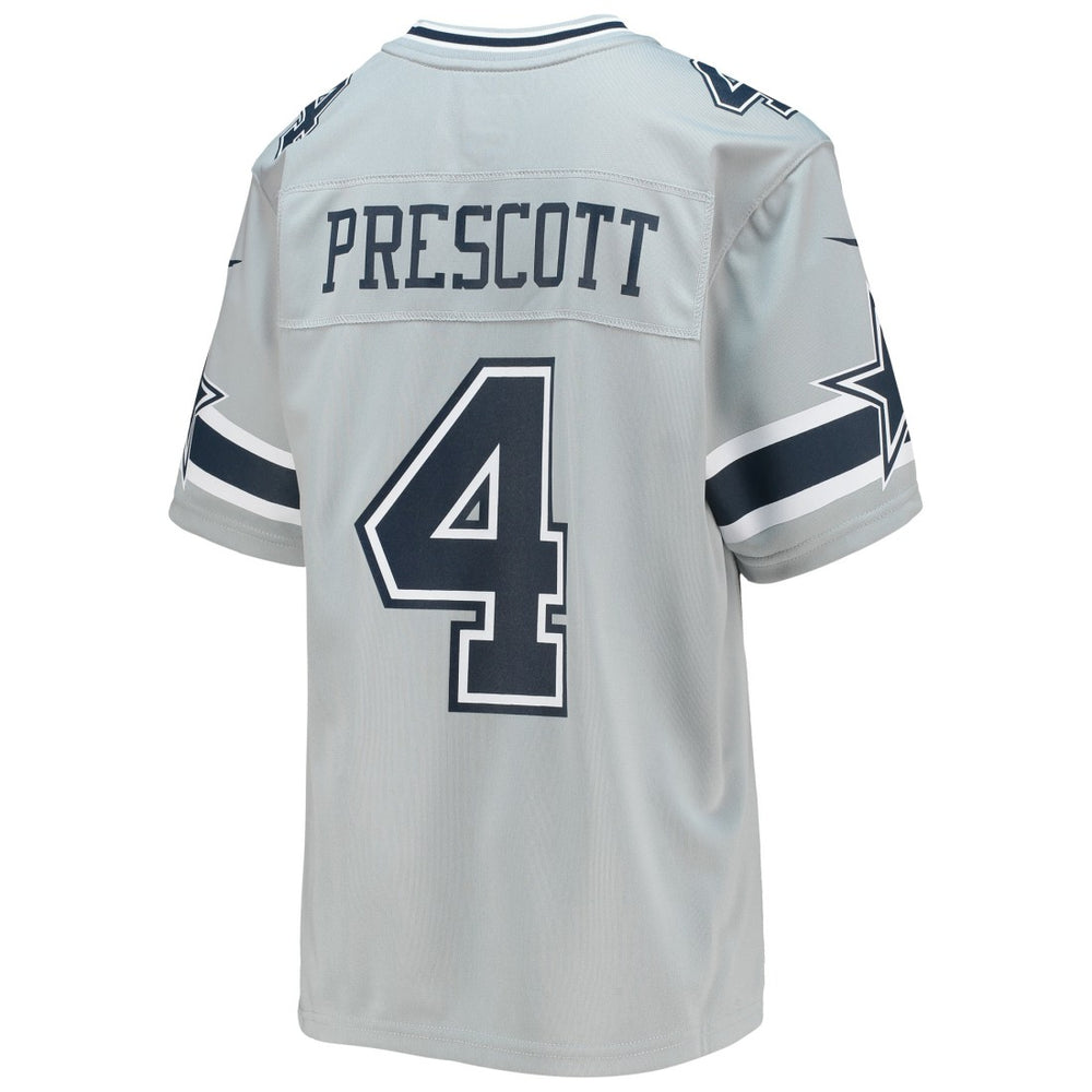 Dak Prescott  Youth Inverted Team Game Jersey - Dallas Cowboys
