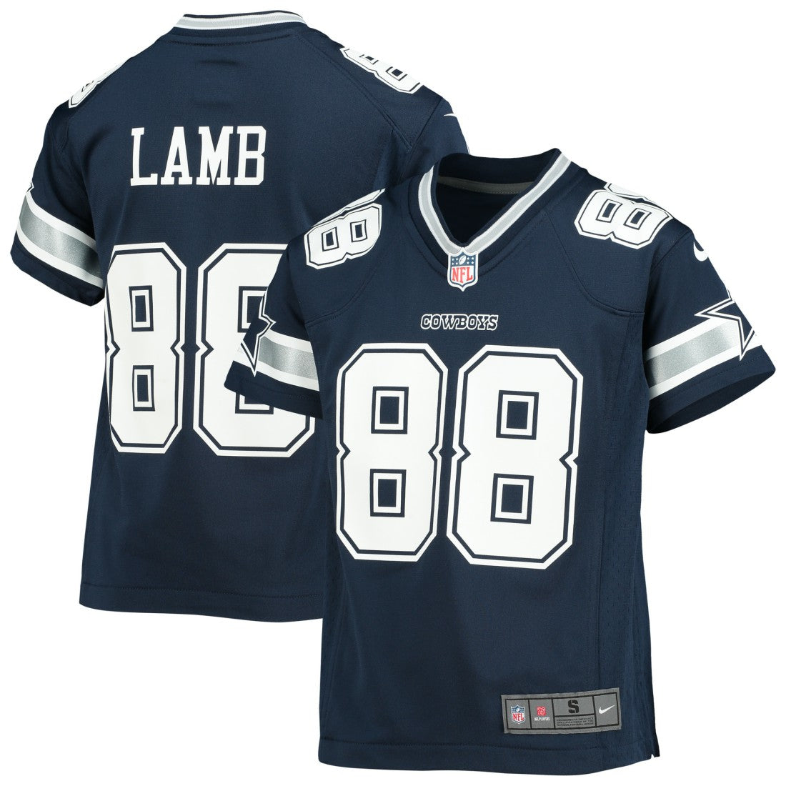 CeeDee Lamb  Youth Player Game Jersey - Dallas Cowboys