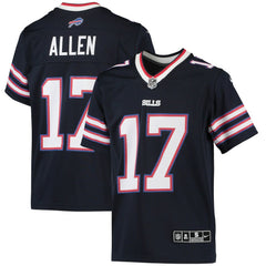 Josh Allen  Youth Inverted Team Game Jersey - Buffalo Bills