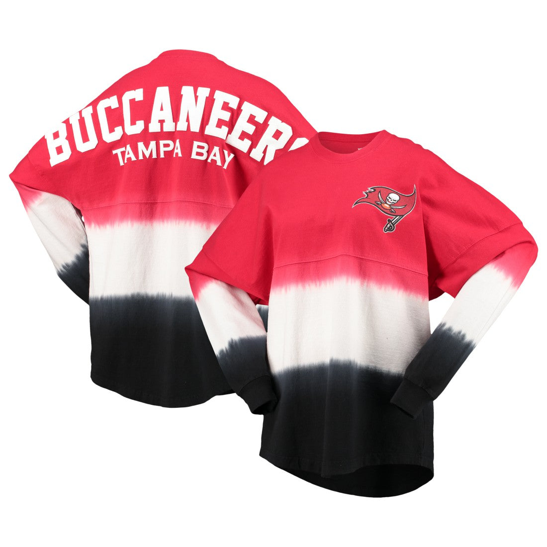 Women's Ombre Long Sleeve T-Shirt - Tampa Bay Buccaneers