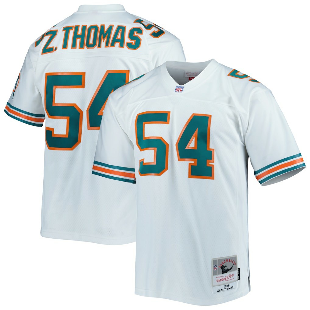 Zach Thomas  Legacy Replica Jersey - Miami Dolphins
