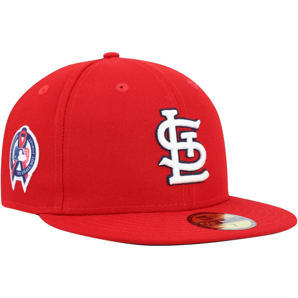 MLB St. Louis Cardinals New Era 9/11 Memorial Side Patch 59FIFTY Fitted Hat