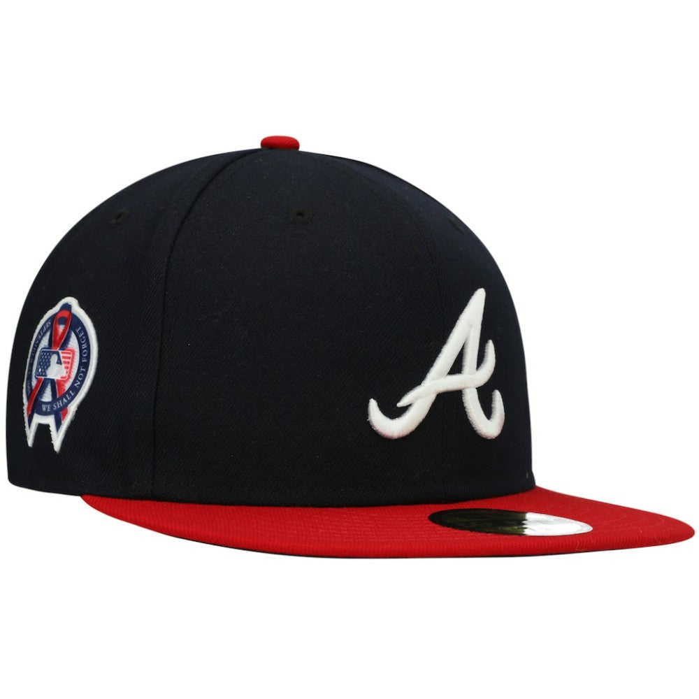 MLB Atlanta Braves New Era 9/11 Memorial Side Patch 59FIFTY Fitted Hat
